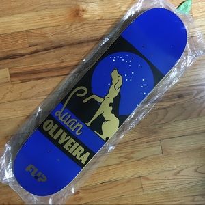 Flip Luan Oliveira Skateboard Deck 8.25"  rare